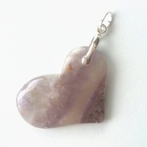 Auralite-23 Crystal Heart Pendant