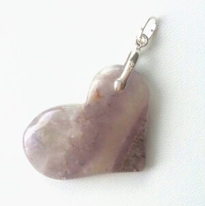 Auralite-23 Crystal Heart Pendant