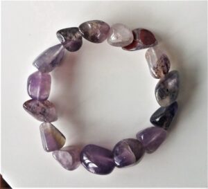 Auralite-23 Crystal Bracelet - Free Form Tumbled Beads