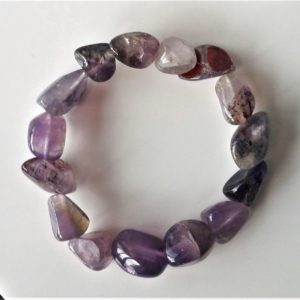 Auralite-23 Crystal Bracelet – Tumbled Stone Beads