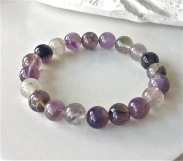 Auralite-23 Crystal Bracelet - 10mm Beads