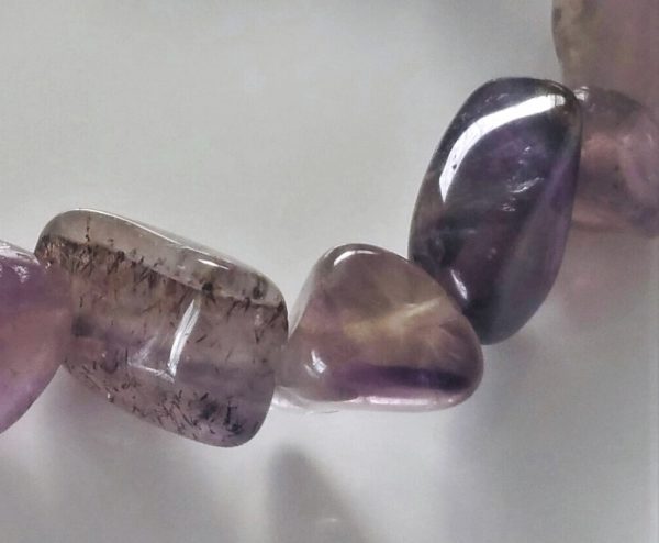 Auralite-23 Crystal Bracelet - Free Form Tumbled Beads