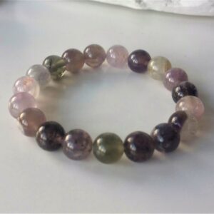Auralite-23 & Emerald Auralite Bracelet – 10mm Beads